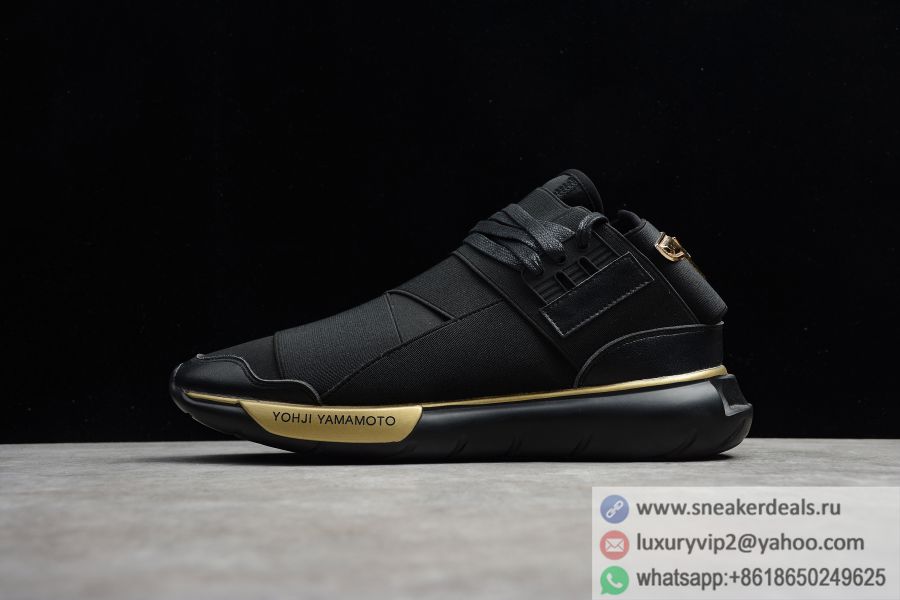 Adidas Y-3 Qasa High Black Gold S86166 Men Shoes
